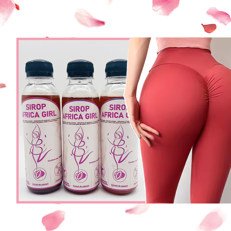 Natural Buttock Boosting Syrup Booty Enhancement Herbal Blend Syrup with Collagen Vitamin