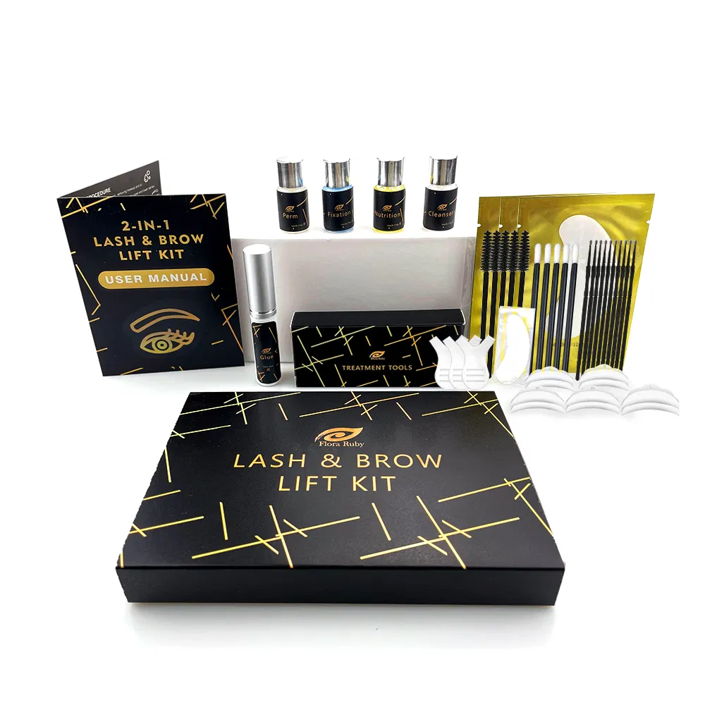 Online Wholesale 2-in-1 Professional Brow Lamination Semi-Permanent Lash &amp; Eyebrow Perm Brow Lift Kit Semi-Permanent Eyebrow Perm Brow Lift Lamination Kit