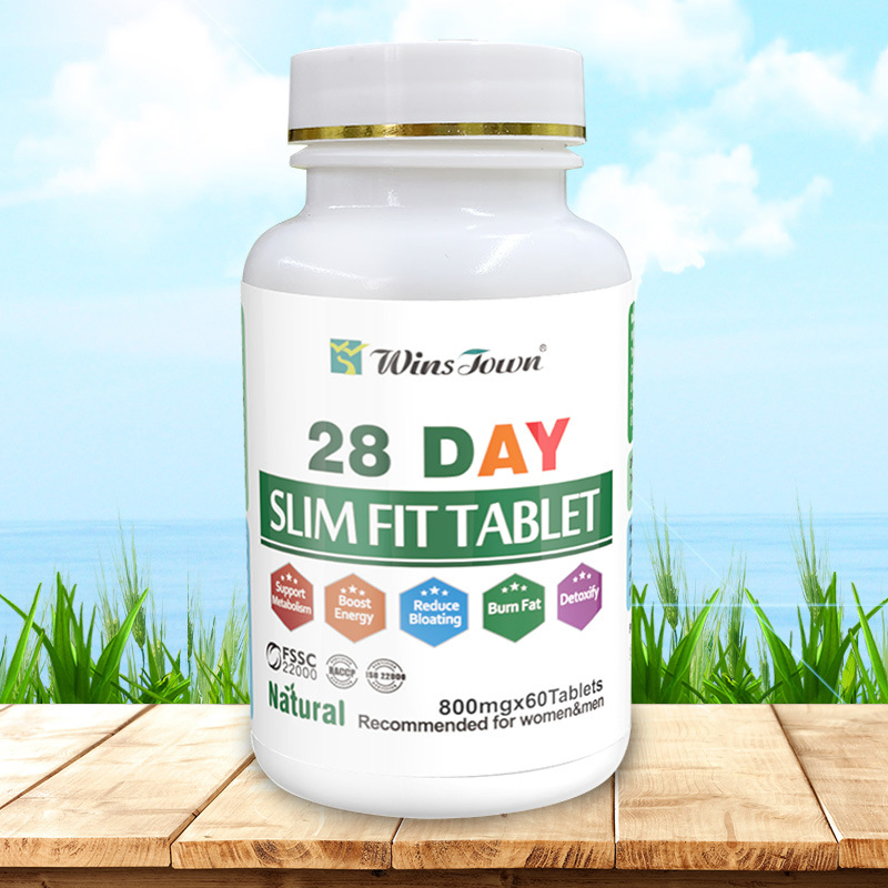 28-Day Slim Fit Herbal Tea Tablets for Weight Loss