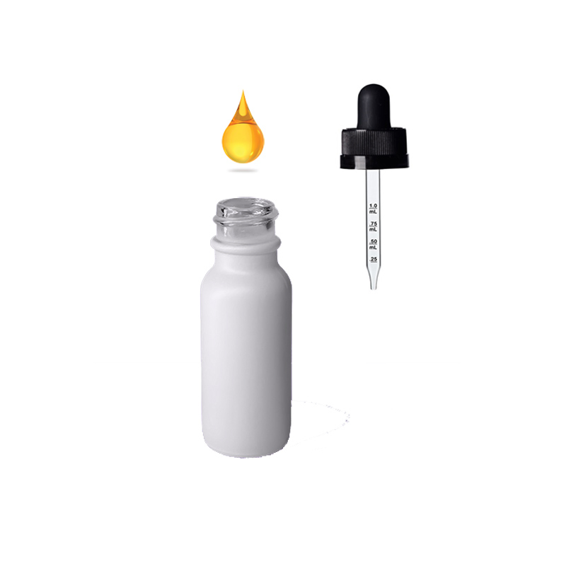 Glass Herb Oil for Anxiety Medicine Tincture Bottle with Dropper