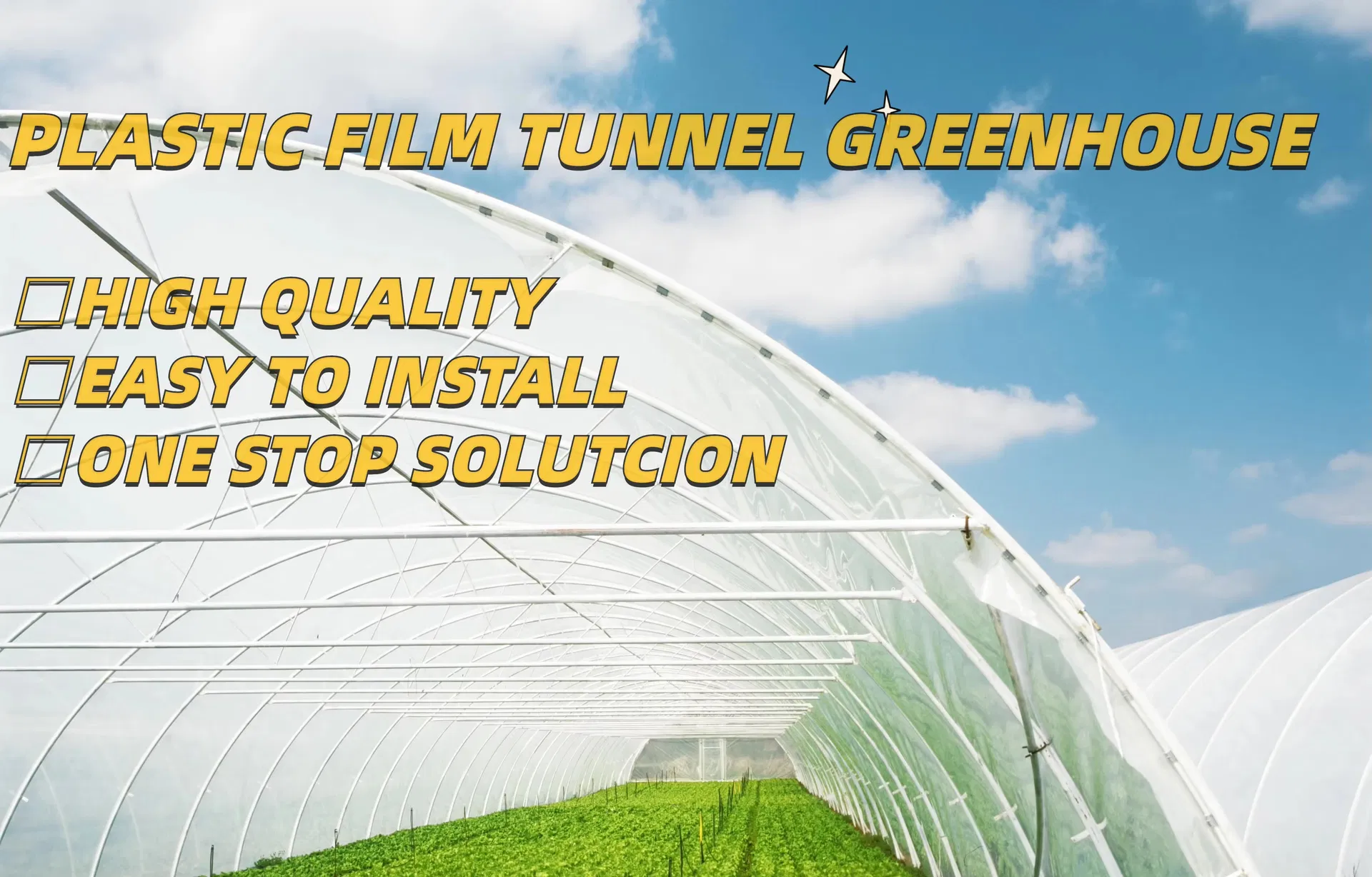 Commercial Single-Span Greenhouse Kit