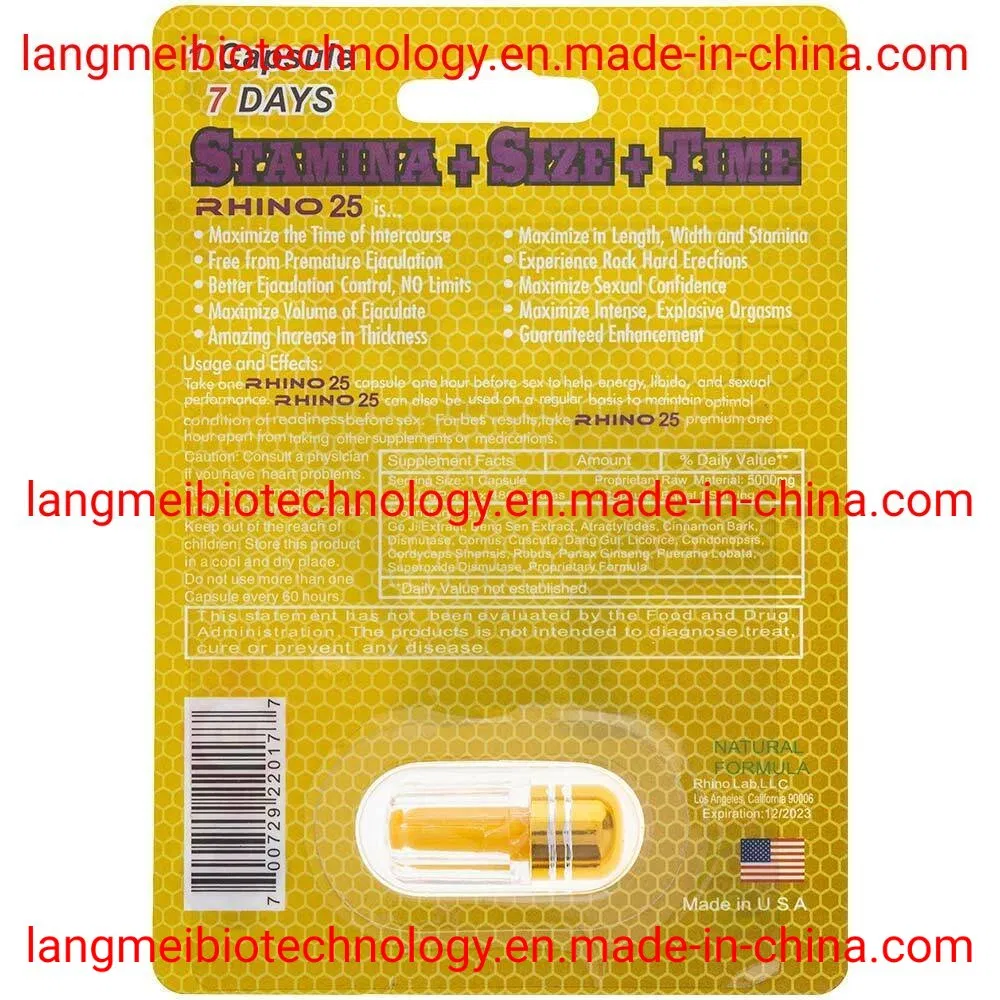 100% Naturral Herbal Supplements Maca Enhancer Pill Long Time Tablet