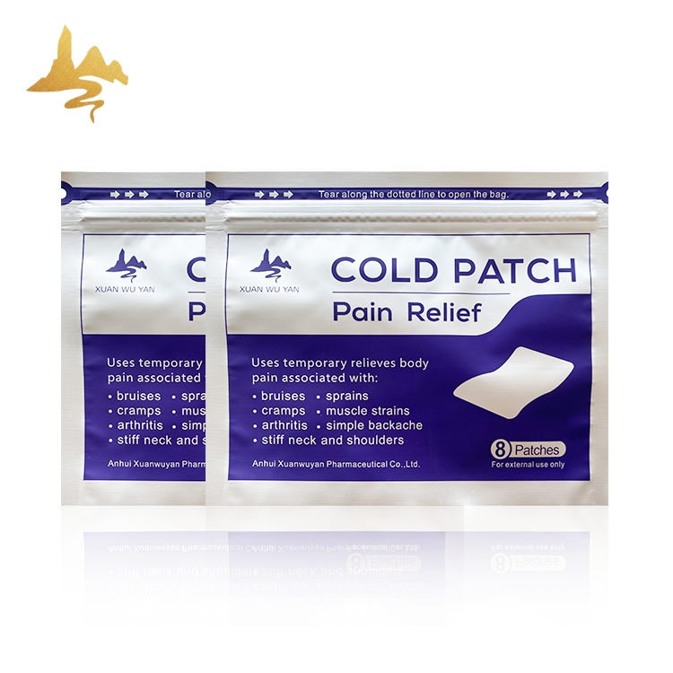 Chinese Factory Disposable Natural Herbal Menthol Plaster Pain Relief Cold Patch