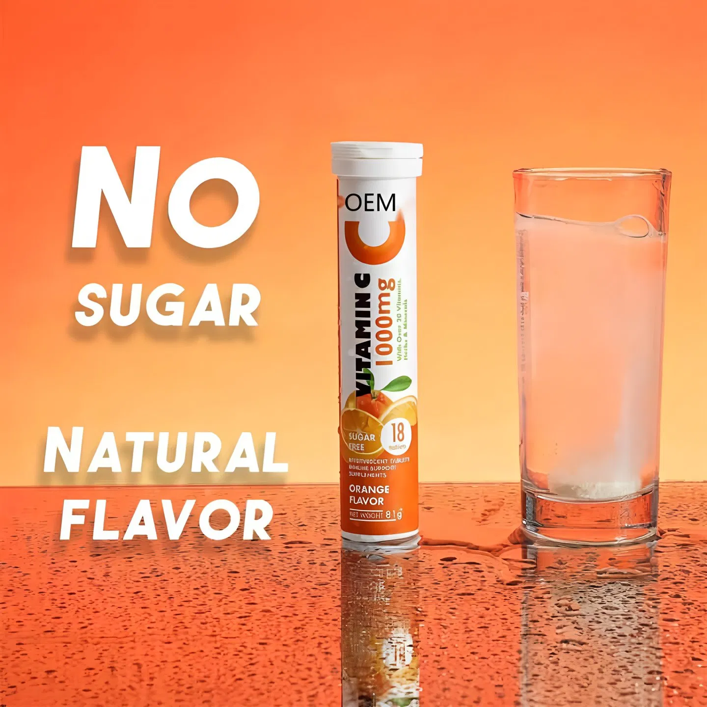 OEM/ODM Best Vitamin C Herbal Immune Support Products Children Adults Effervescent Health Tablets