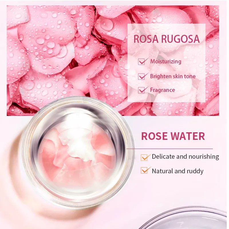 OEM Factory Ekber Natural Plants Vegan Pure Rose Oil Body Wash Herbal Shower Gel for Body Deep Cleansing Bath Shower Wash