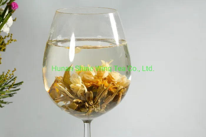 Handmade Flower Herbal Blooming Tea Display