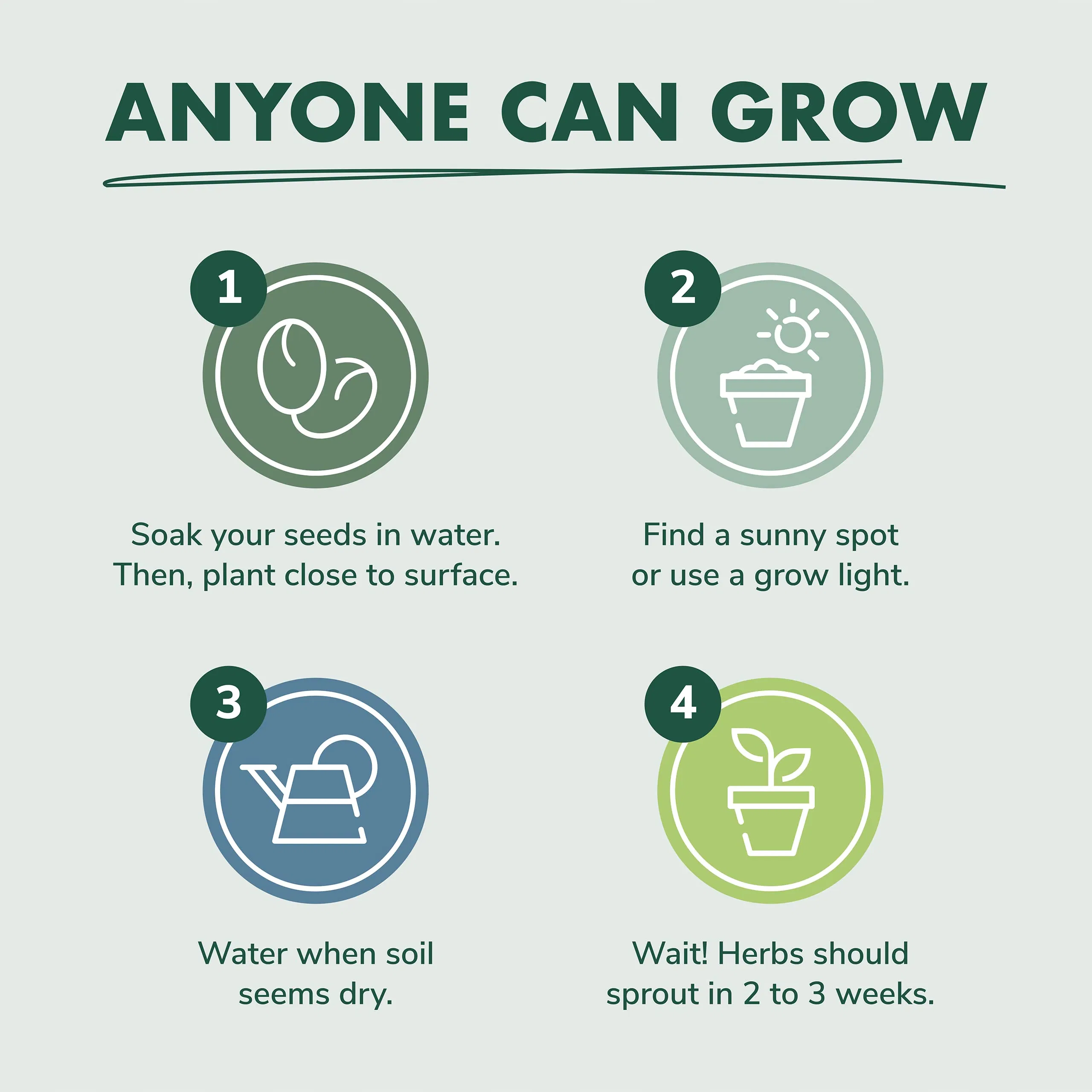 OEM ODM Indoor Herb Garden Seed Starter Kit - Herbal Tea Growing Kits Grow Medicinal Herbs Indoors Seeds for Planting Soil Plant Markers Pots Infuser Kit