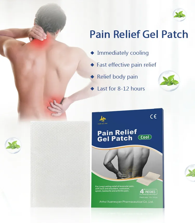 Pain Relief Gel Patch Display