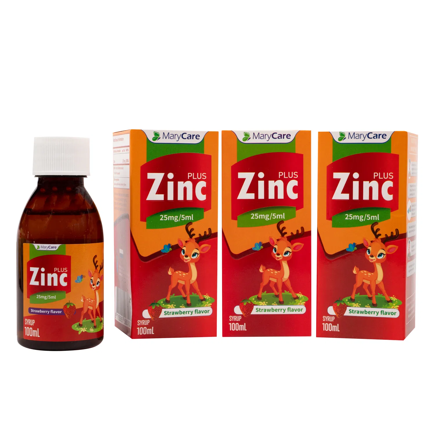 Authentic Chinese Herbal Syrup with Zinc for Vitality