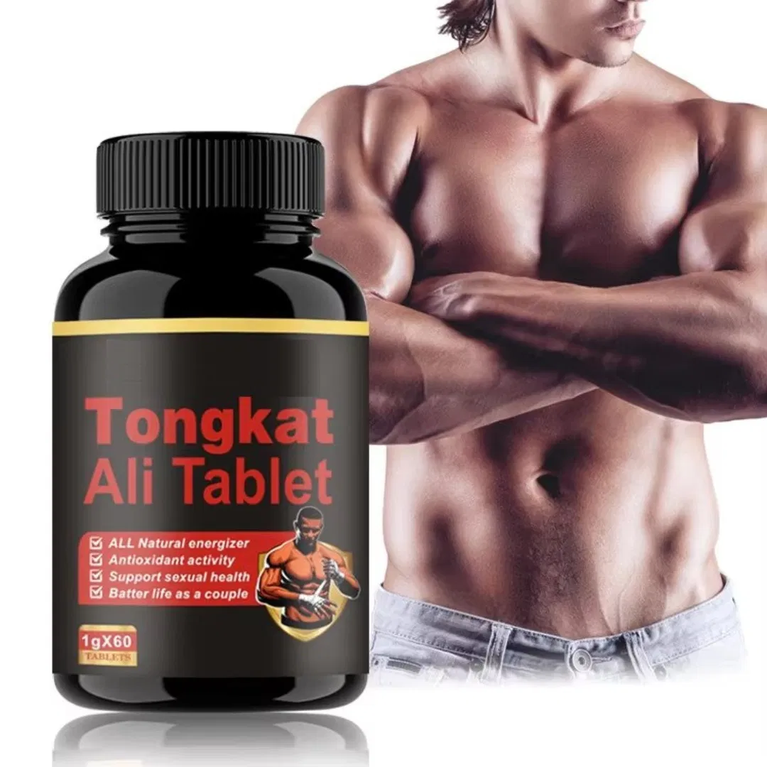 OEM Wholesale Herbal Plant Sex Tongkat Ali Maca Root Extract Tablet Pill for Man Dietary Supplement