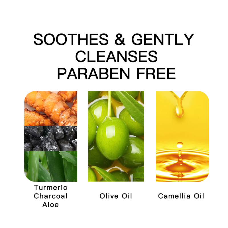 Natural Herbal Ginger Turmeric Bath Soap Handmade Tumeric Soap for Skin Whitening Anti Acne Pimples Pores Soap