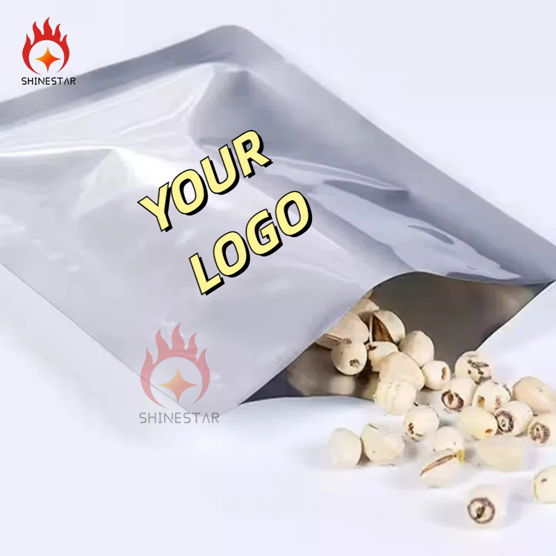 Three Side Sealing Cold Compress Paste Pure Aluminum Foil Vacuum Mask Bag