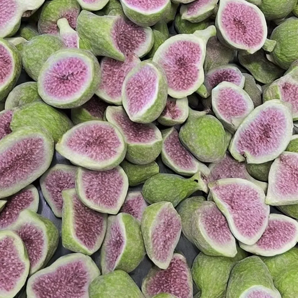 Manufacturers Bulk Wholesale Freeze Dried Figs Snacks Raw Materials Baking Cut Half Dried Fruit Fig Freeze Dried Fruit