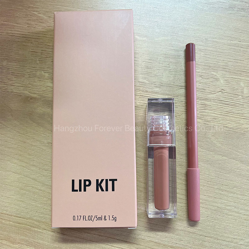 Quick Drying Long Lasting Multi - Shades Lip Liner&Lip Gloss Variety Pack Lip Kit