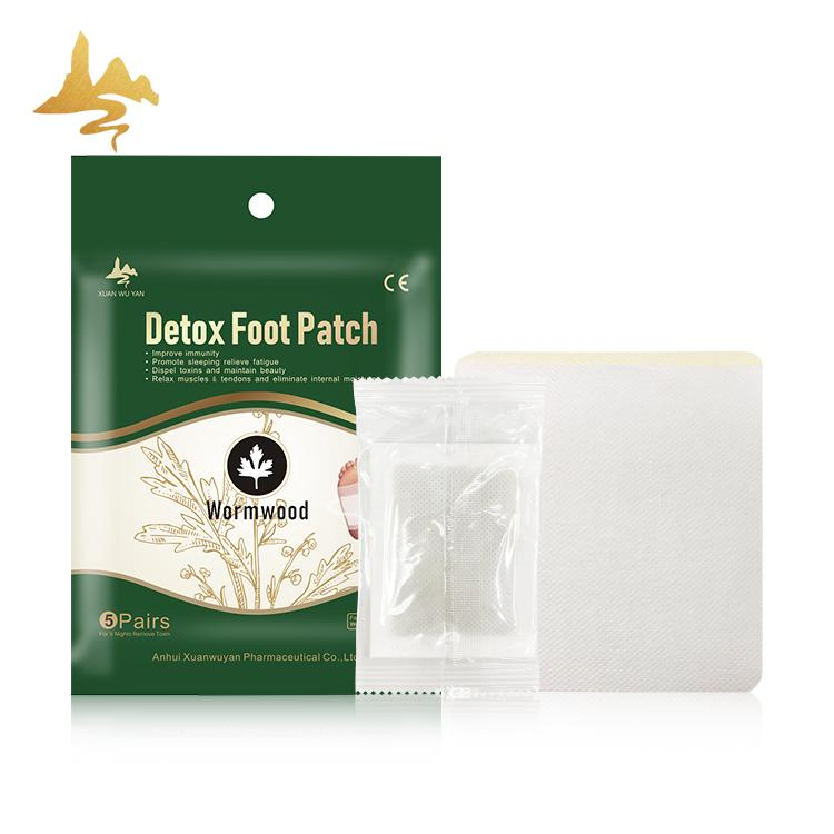 Basic Customization Beauty Body 100% Natural Herbal Wormwood Detox Foot Patch