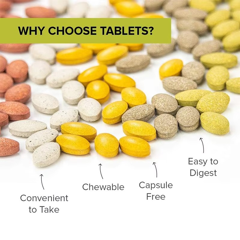 OEM Support Total Body Cleanse Detox Boost Metabolism Herbal Chewable Tablets