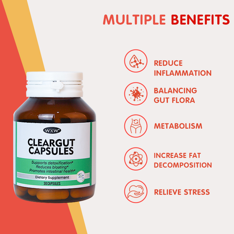 Natural Detox Herbal Slimming Pills for Gut Health and Slimming Support