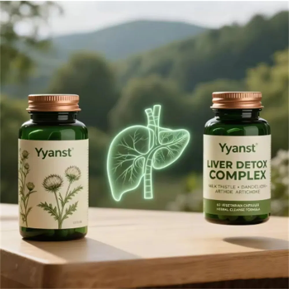 OEM/ODM Adults Natural Herbal Liver Detox Cleansing and Repair Supplement Capsules