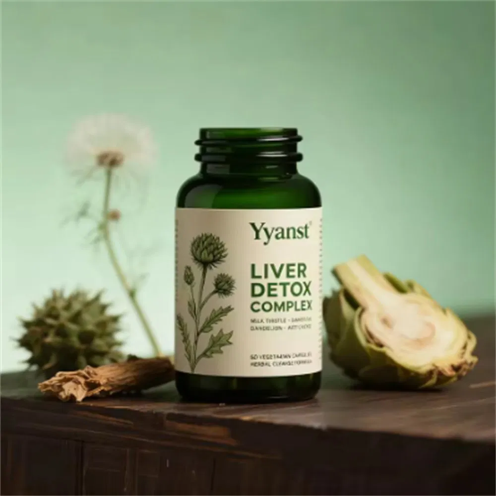 OEM/ODM Adults Natural Herbal Liver Detox Cleansing and Repair Supplement Capsules