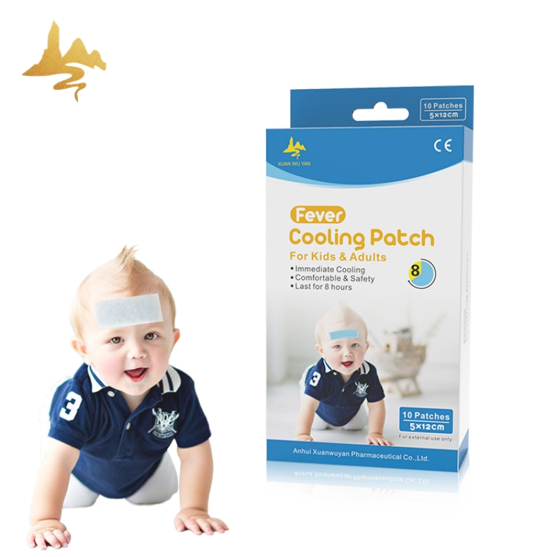 Wholesale Price Disposable Natural Herbal Extract Fever Cooling Patch for Children