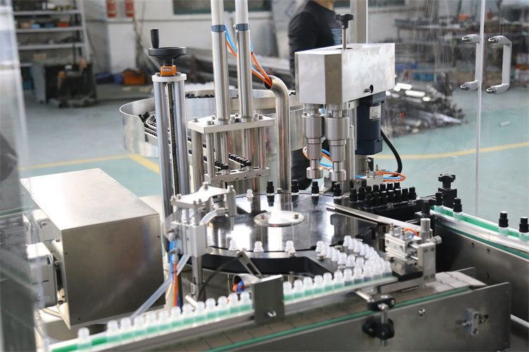 Full Automatic Essential Oil E-Liquid Herbal Tincture Filling Machine Dropper Bottle Filling Capping Machine