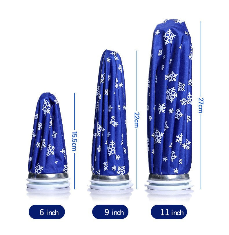 Medical Grade Cold Compress Bag for Post Surgery Swelling Reduction with Secure Closure Leak Proof Design