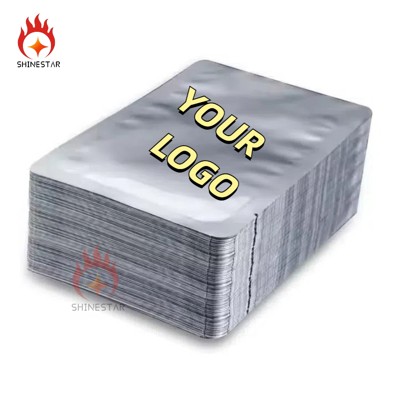 Three Side Sealing Cold Compress Paste Pure Aluminum Foil Vacuum Mask Bag