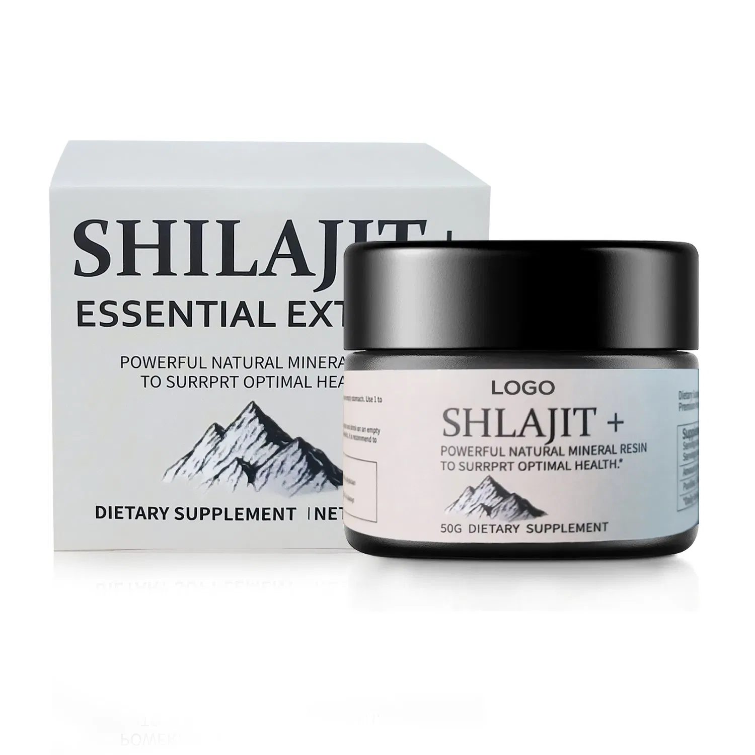 50g Pure Himalayan Organic Shilajit Resin Rich Trace Minerals Dietary Supplement