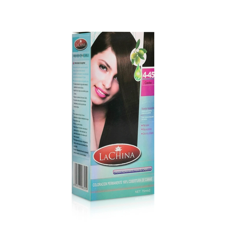 Organic Hair Care Products Ammonia Free Natural Herbal Hair Color Dye Kit Wholesale