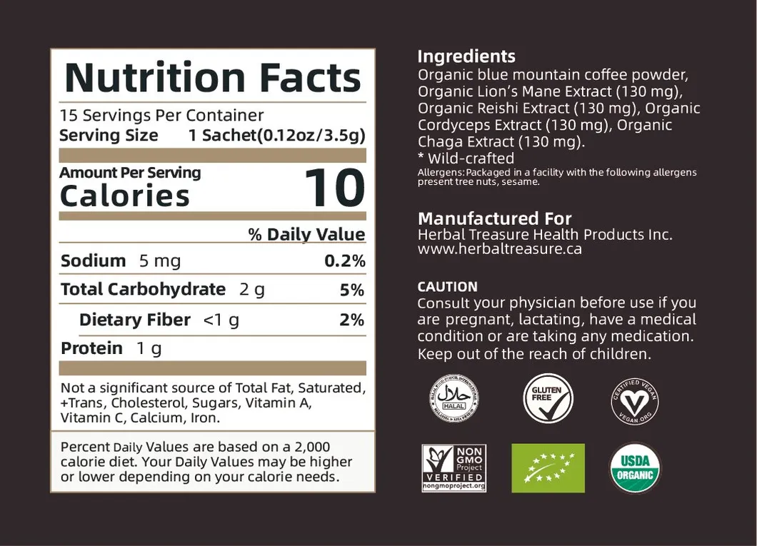 Coffee Sachet Display