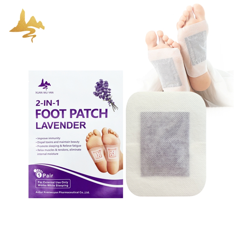 Bamboo Natural Herbal Lavender Detox Foot Patch