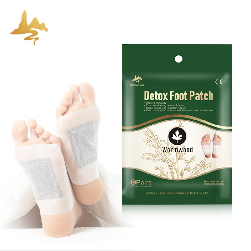Basic Customization Beauty Body 100% Natural Herbal Wormwood Detox Foot Patch