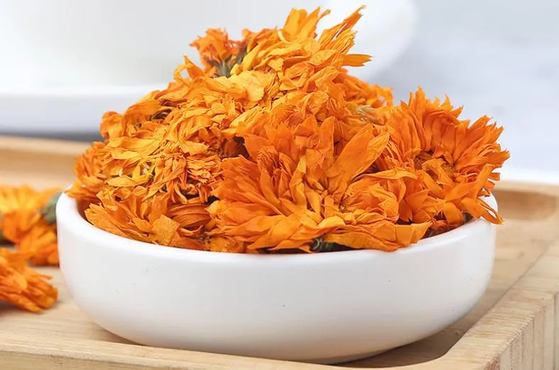 Dried Calendula Display