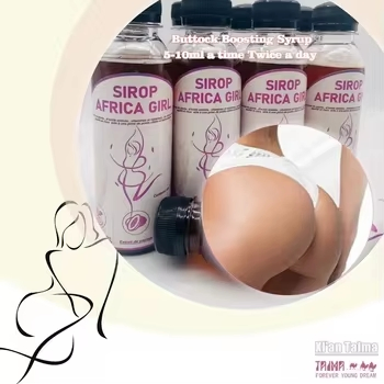 Natural Buttock Boosting Syrup Booty Enhancement Herbal Blend Syrup with Collagen Vitamin