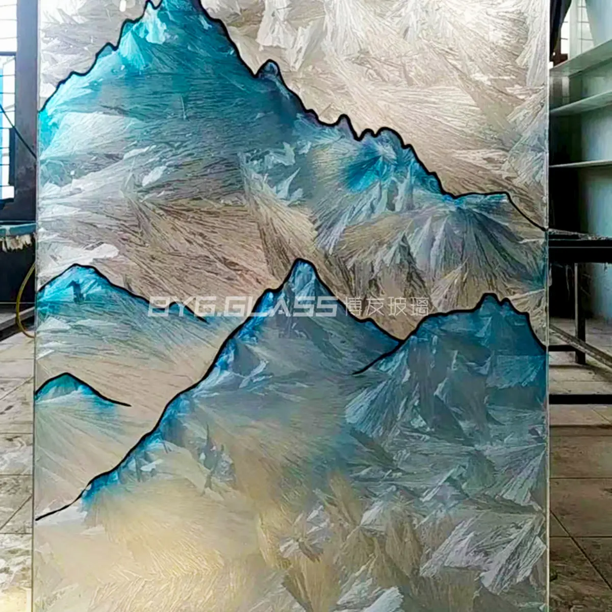Wholesale Cloisonne Enamel Glass Custom Patterned Glass Facade  Manufacturer, Suppliers