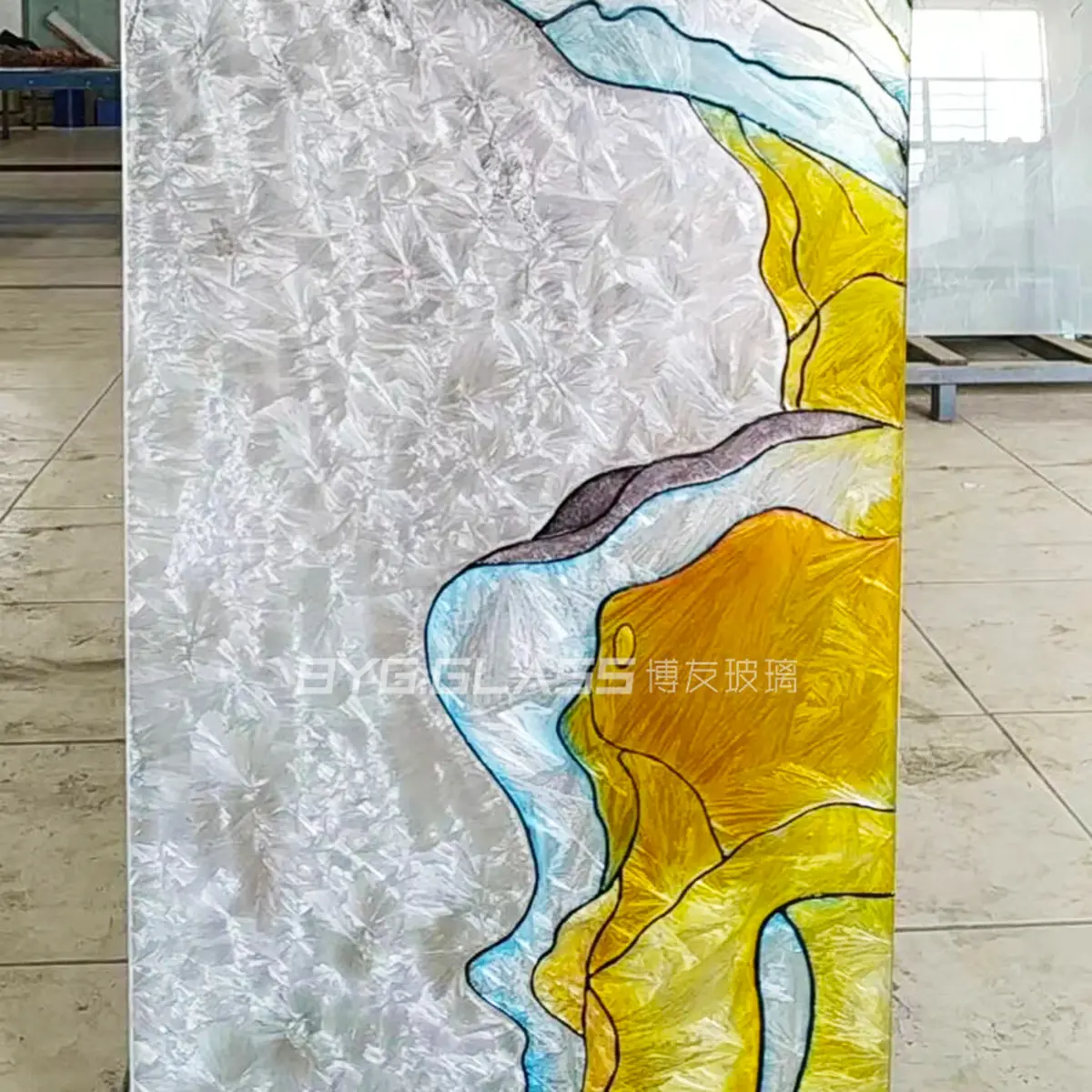 Wholesale Cloisonne Enamel Glass Custom Patterned Glass Facade  Manufacturer, Suppliers
