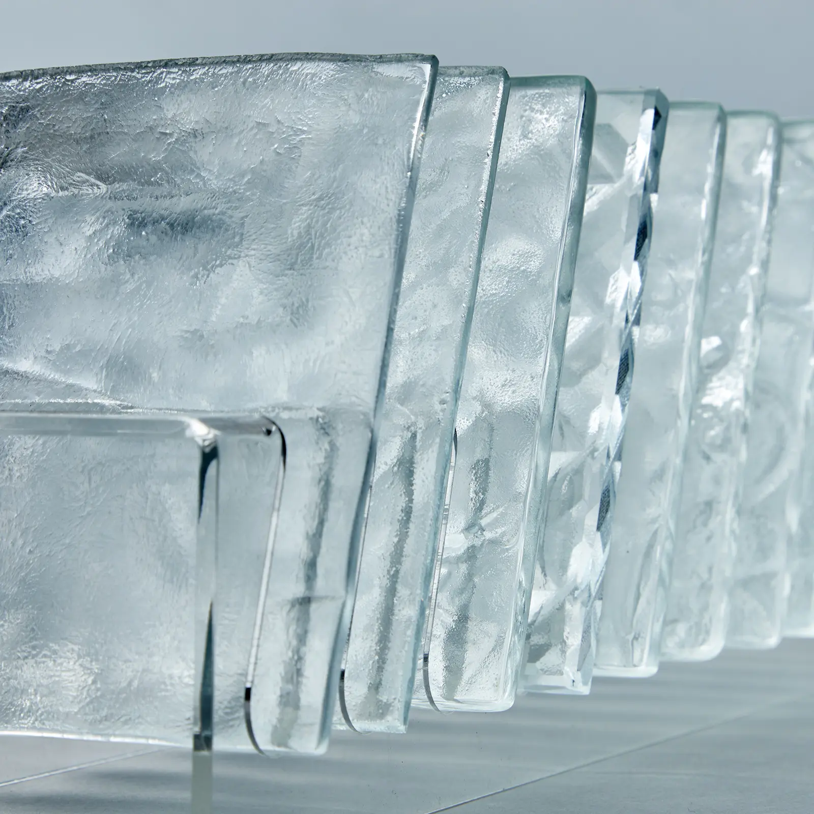 China Architectural Fused Glass Textured Fused Glass Cladding Manufacturer, Factory