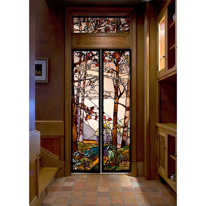 Wholesale Stained Glass Custom Patterned Glass Facade  Supplier, Factories