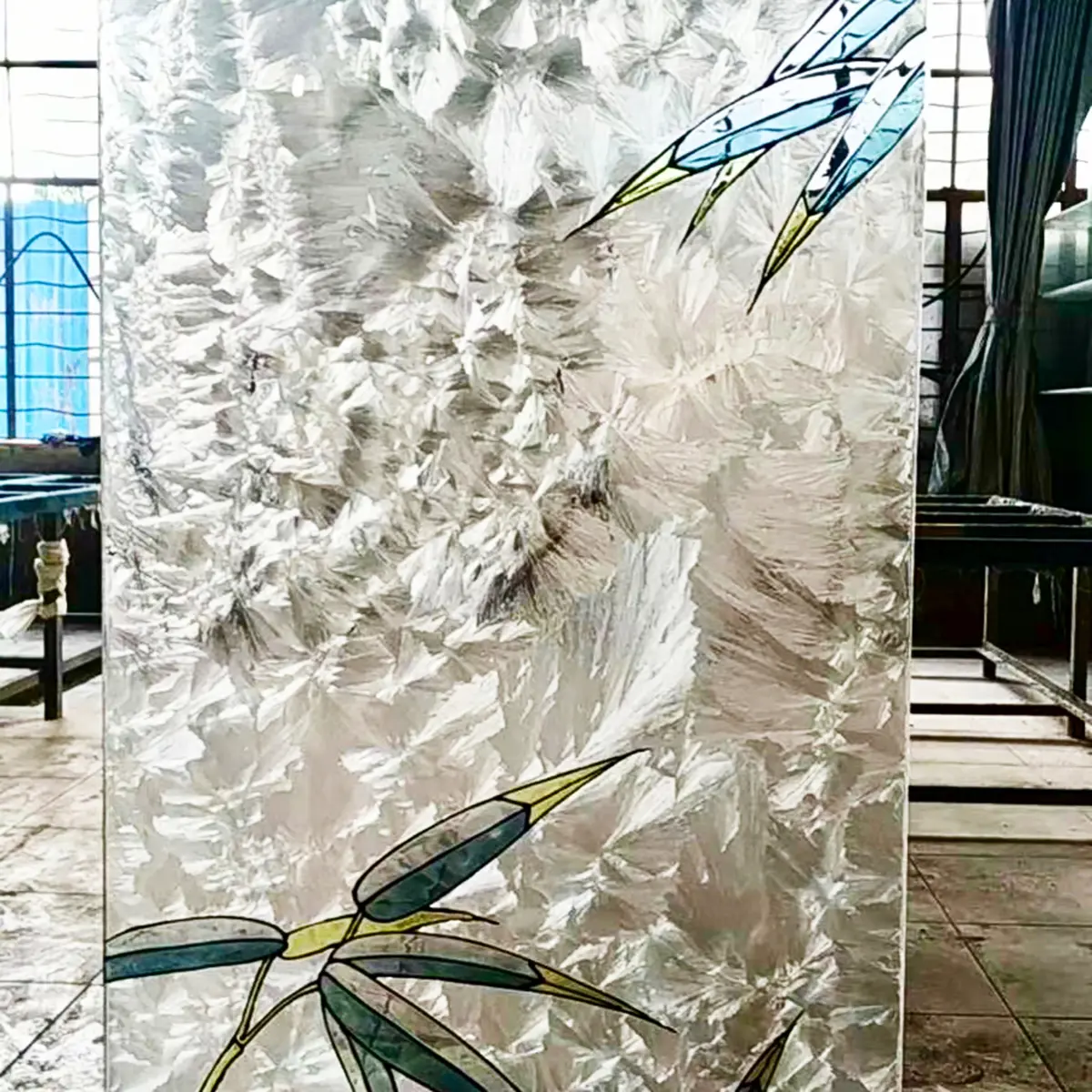 Wholesale Cloisonne Enamel Glass Custom Patterned Glass Facade  Manufacturer, Suppliers