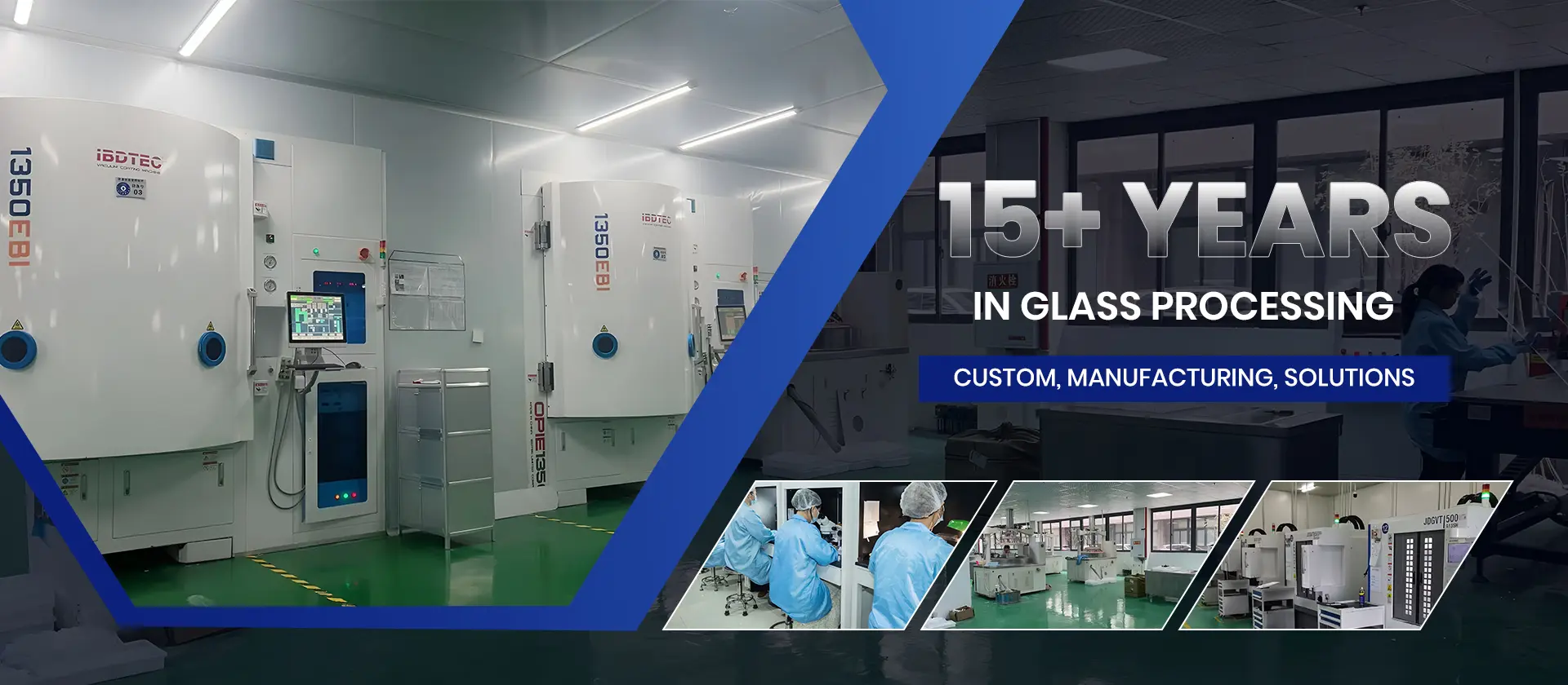 BY Photonics precision glass machining facility in Tianjin, China