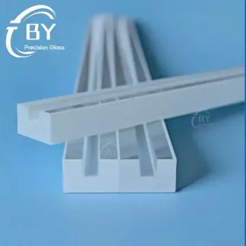 Square Groove Quartz Substrate for Fiber Couplers