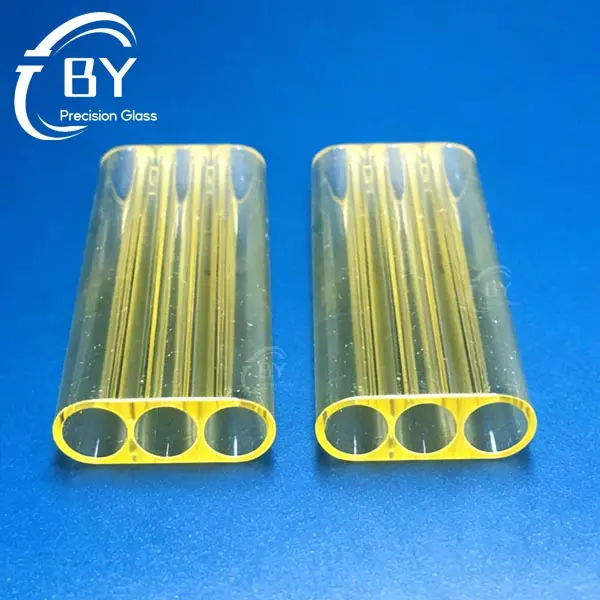 Wholesale Samarium-doped Quartz Triple Bore for Medical Laser Manufacturer, Supplier