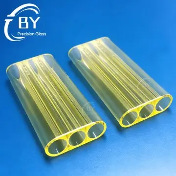 Samarium-doped Quartz Triple Bore for Medical Laser