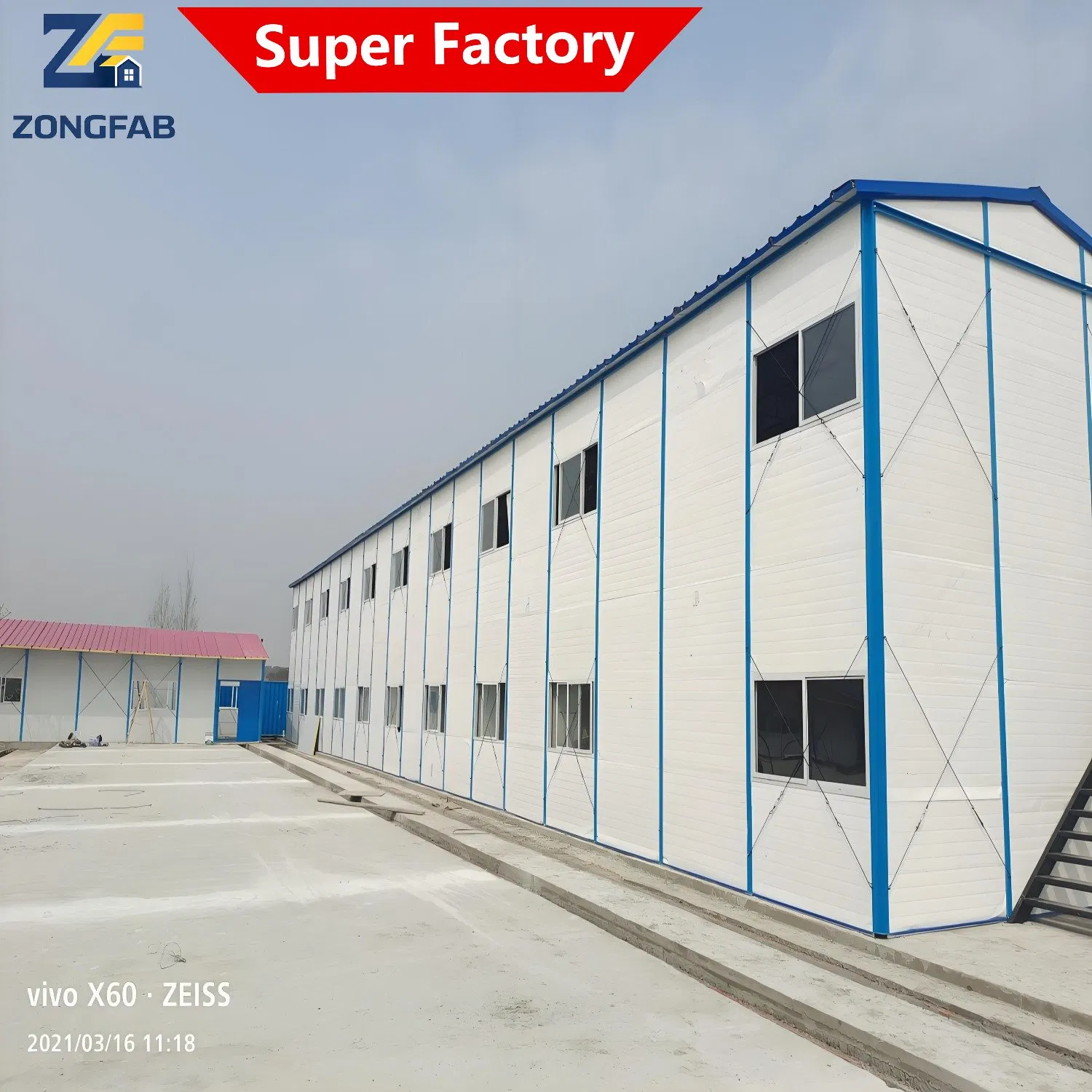 Modular Insulated Sandwich Panel Building for Temporary Camps and Worker Housing Solutions