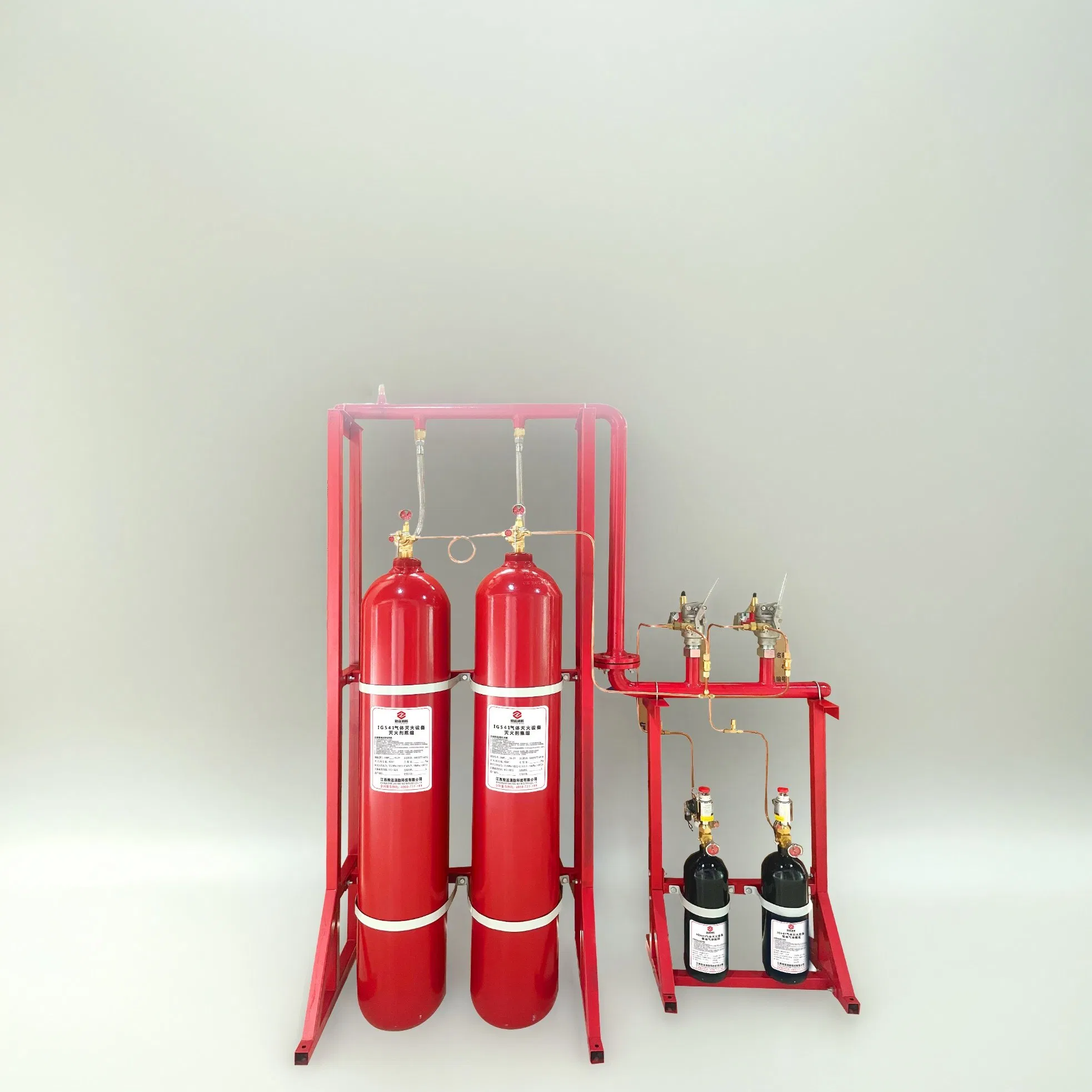 High Pressure CO2 Fire Suppression with Stainless Steel Components