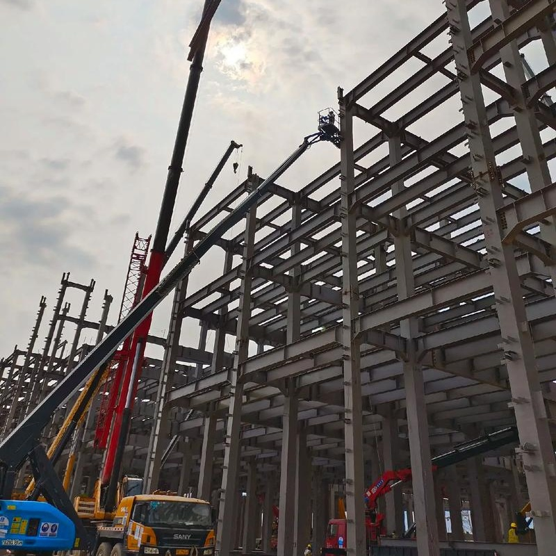 Multi Floor Steel Structure Building for Shed/Industry/Warehouse/Villa/Office/Workshop Prefabricated Warehouse Q355b Q235B Heavy Steel Structure for Multi-Floor