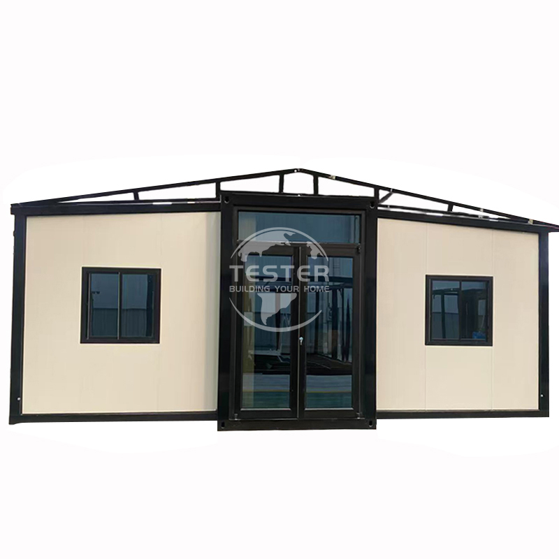 Custom Luxury Prefab Office Modules Expandable Container Houses Mobile Modular Living Spaces
