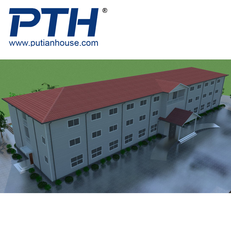 China Low Cost Prefabricated Steel Structure Apartment School Mall Permanent Building