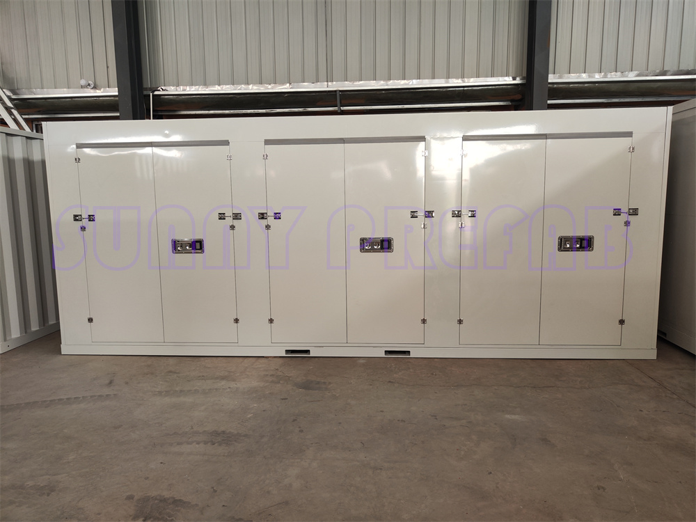 Multiple Doors Demountable Quick Built Partition Divided Assemble Storage Units