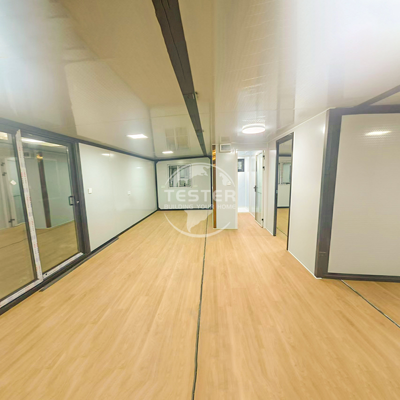 Custom Luxury Prefab Office Modules Expandable Container Houses Mobile Modular Living Spaces